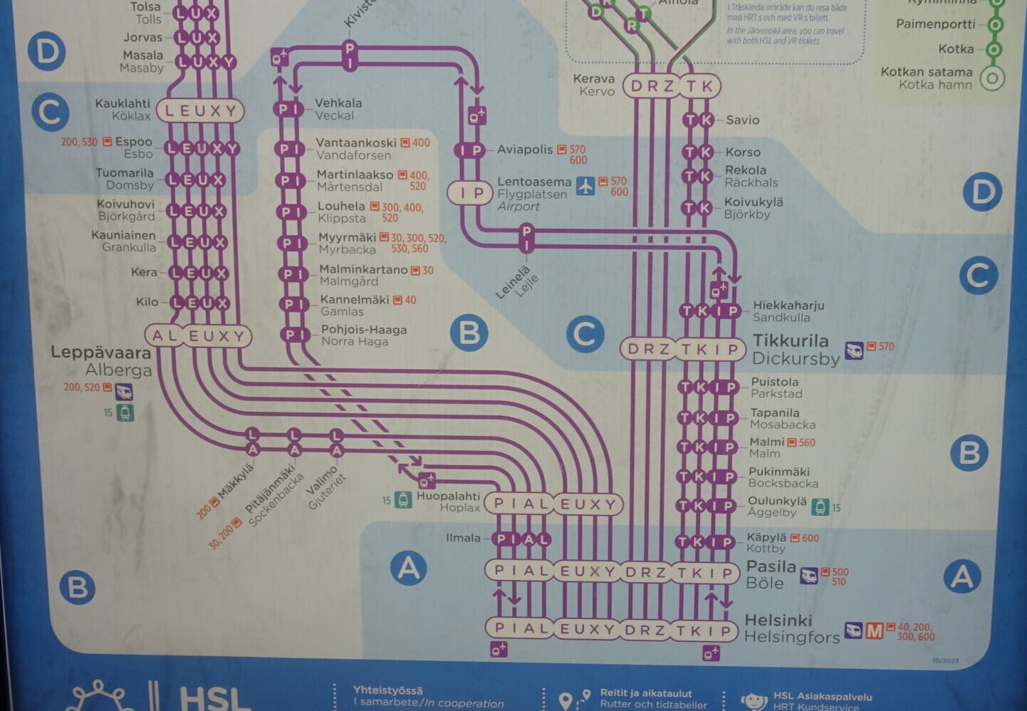 ヘルシンキ空港からヘルシンキ中央駅まで、電車での行き方と注意点