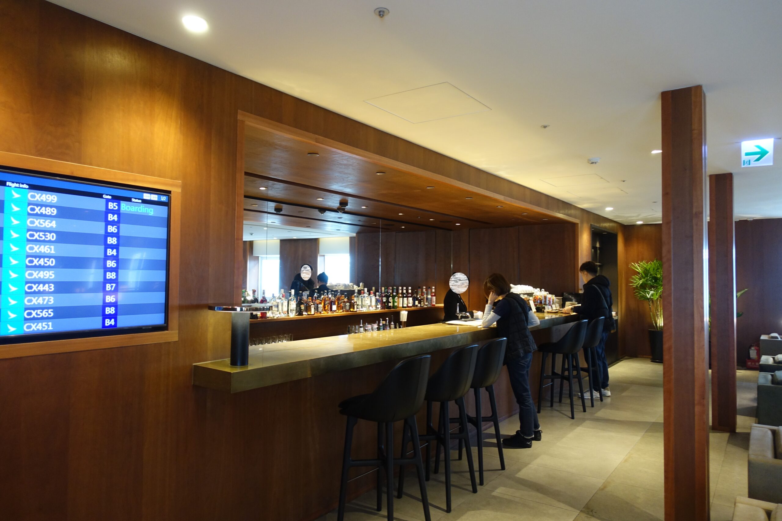 台北桃園国際空港　キャセイパシフィック航空のラウンジに行ってみた。