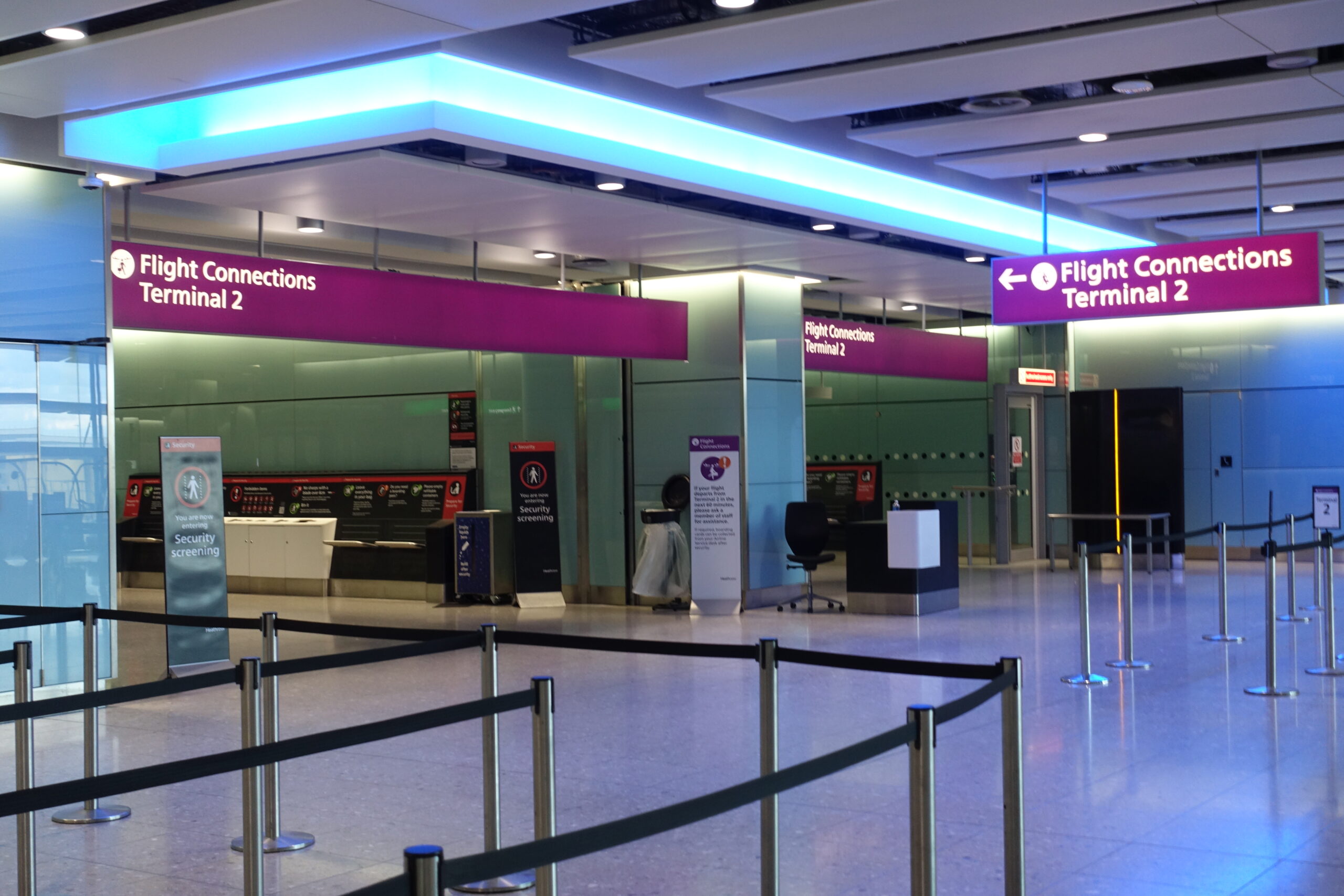 ロンドン・ヒースロー空港　ターミナル5からターミナル２への乗継方法