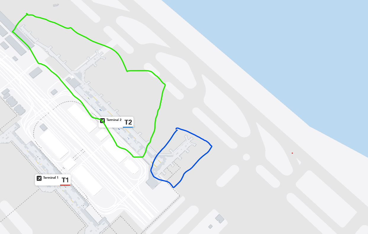 ANA国際線 羽田空港 第2ターミナル間での国際線への乗継方法を紹介