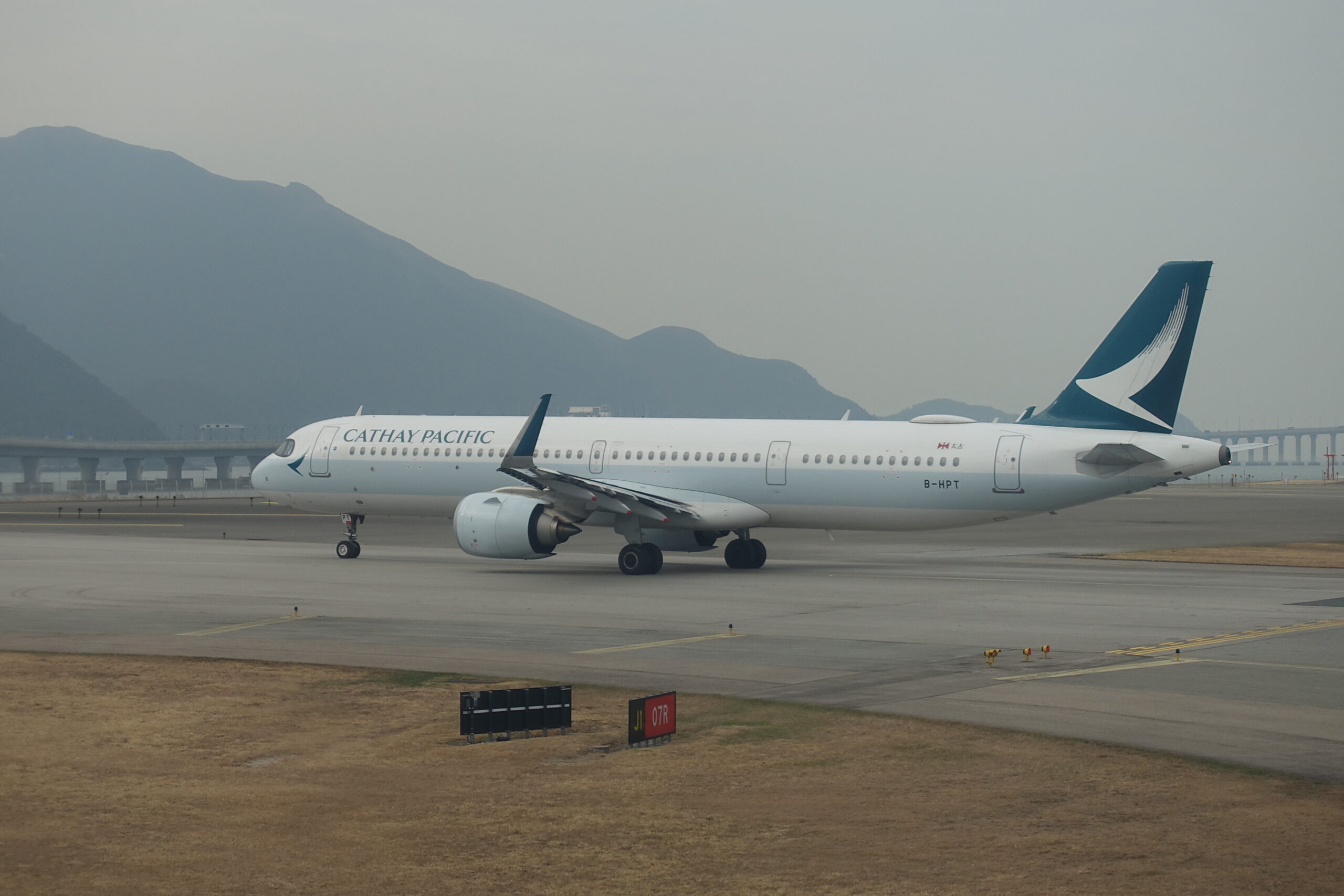 キャセイパシフィック航空 Airbus321 台北ー香港便　搭乗記　