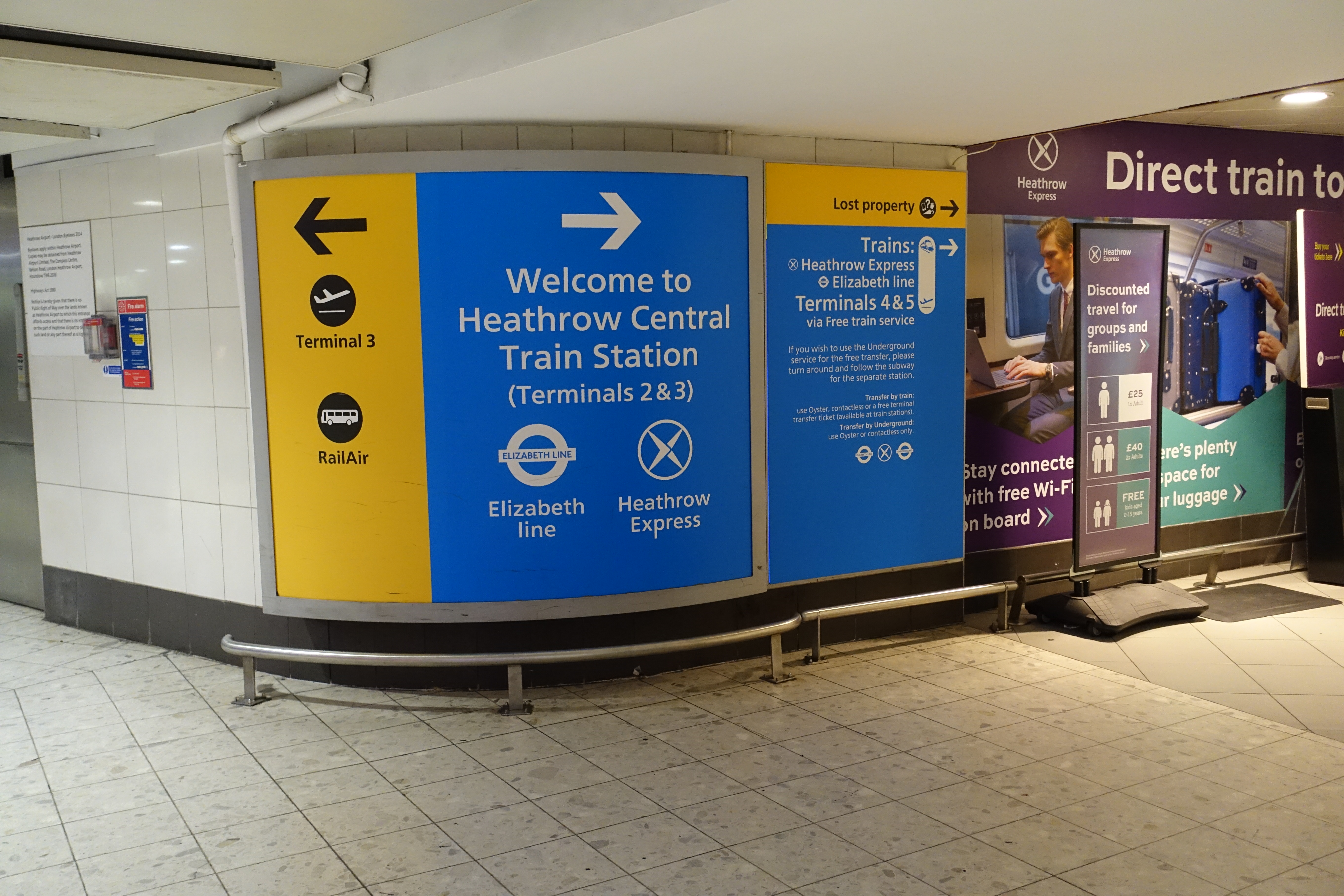 ロンドン・ヒースロー空港からロンドン市内、アクセス方法、詳細比較。