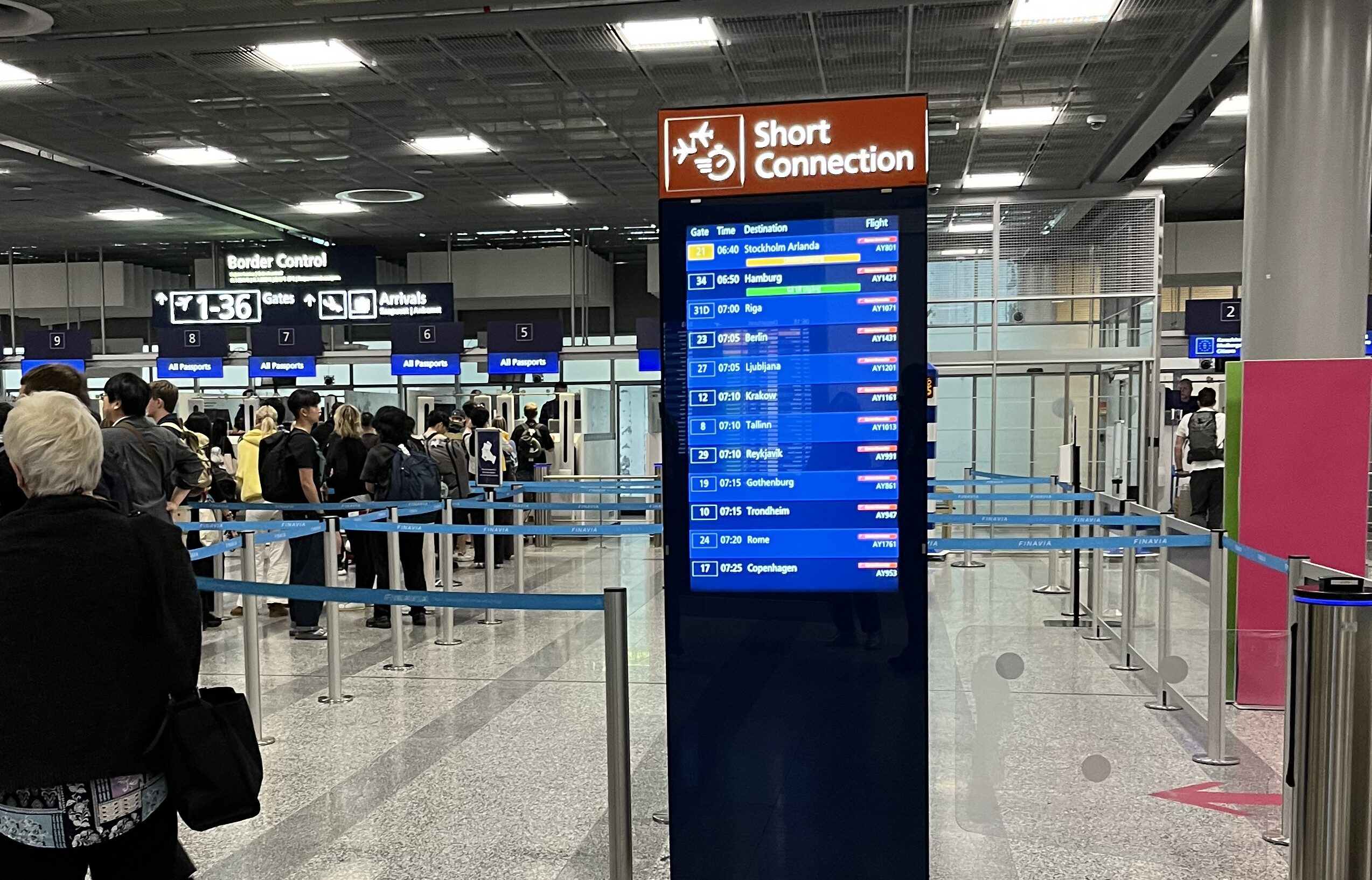 新版　ヘルシンキ空港での乗継方法とその注意点