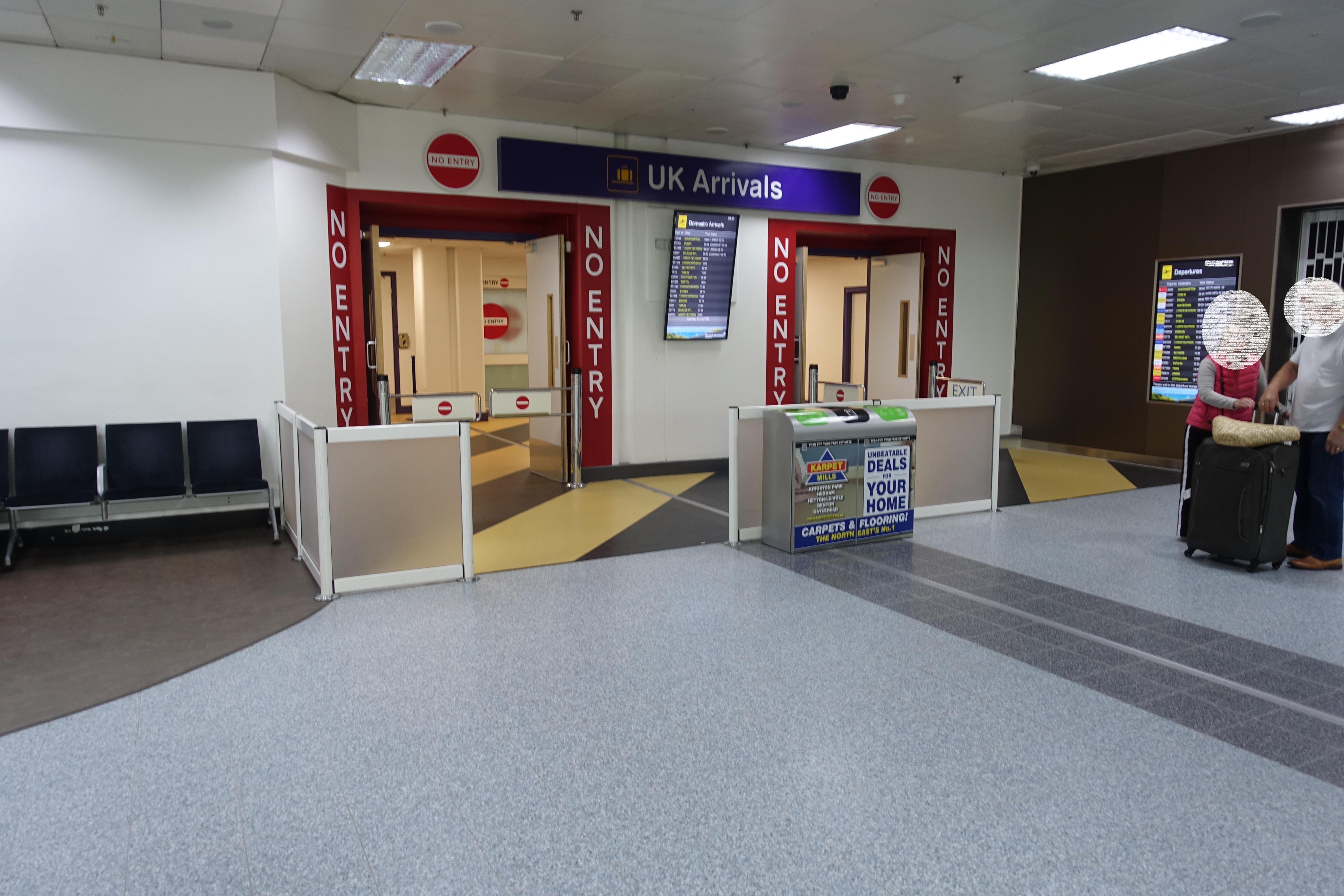 イギリス・ニューカッスル空港から市内までの地下鉄(メトロ)での行き方